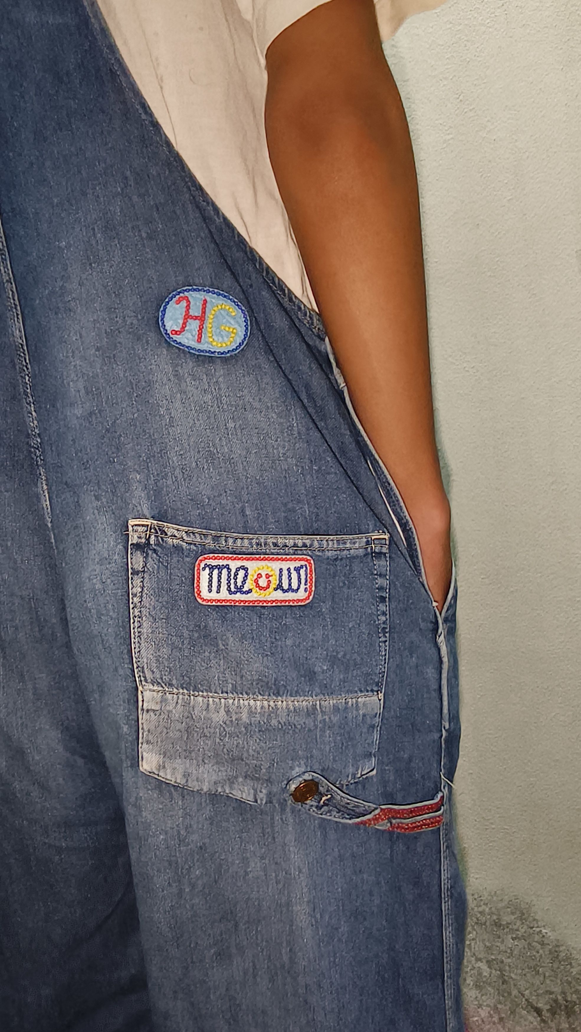 Hysteric Glamour Vintage 90's Hysteric Glamour bib overalls with embroidered Size US 32 / EU 48 - 14 Thumbnail