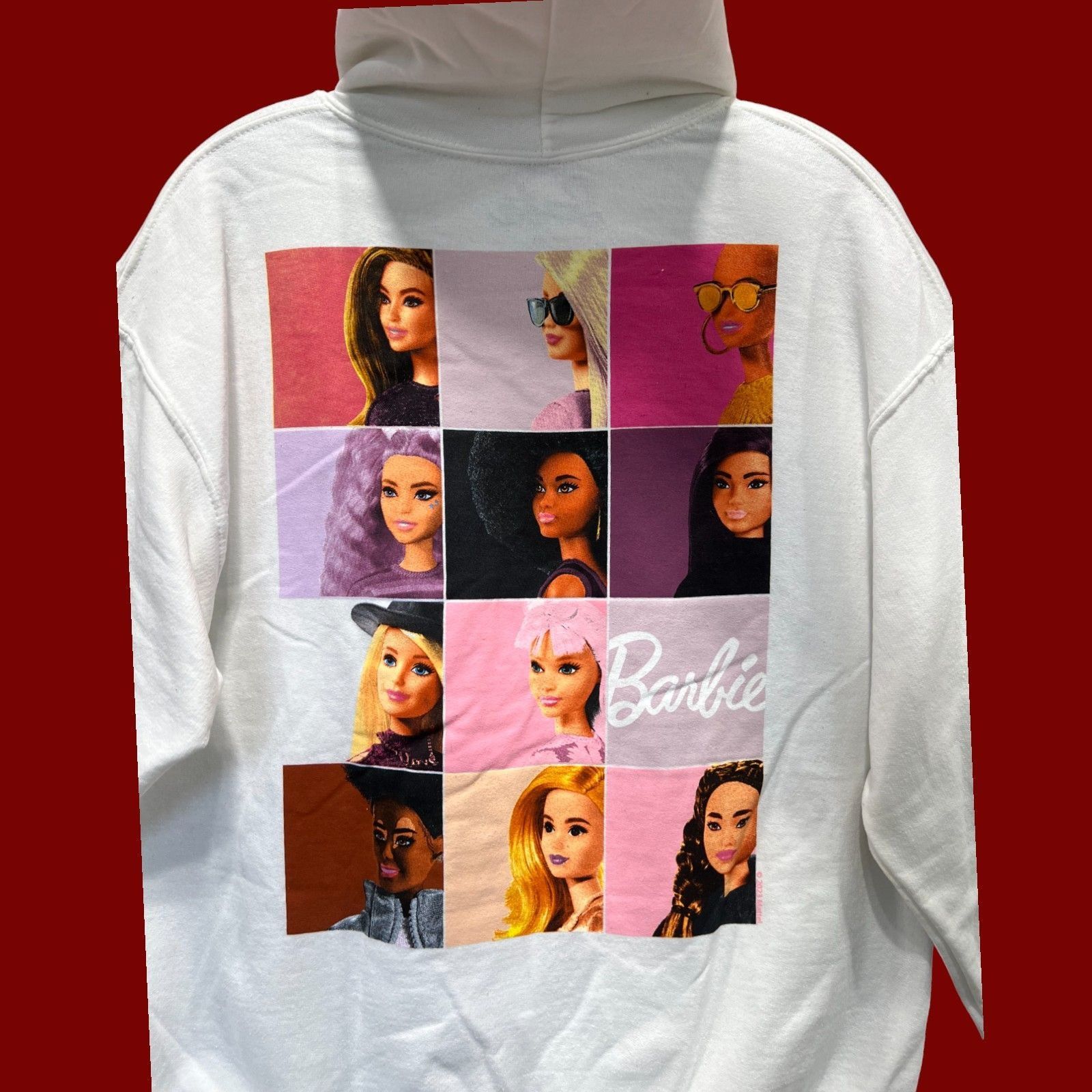 Other Mattel - Barbie - Women's Long Sleeve Hooded Sweater Shirt - Size M / US 6-8 / IT 42-44 - 11 Thumbnail