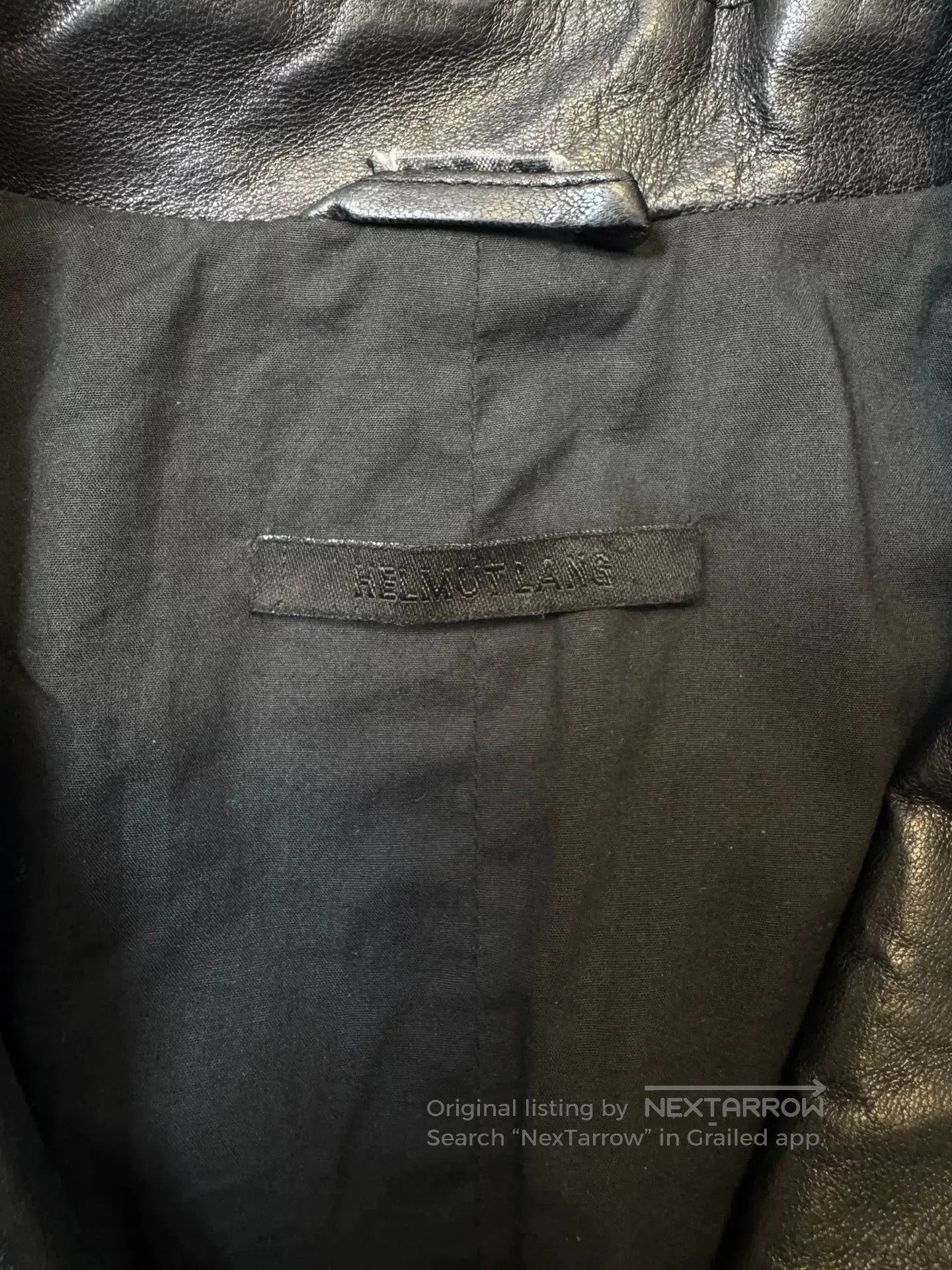 Helmut Lang Helmut Lang 2004 Dragonfly Leather Coat. Size M / US 6-8 / IT 42-44 - 5 Thumbnail