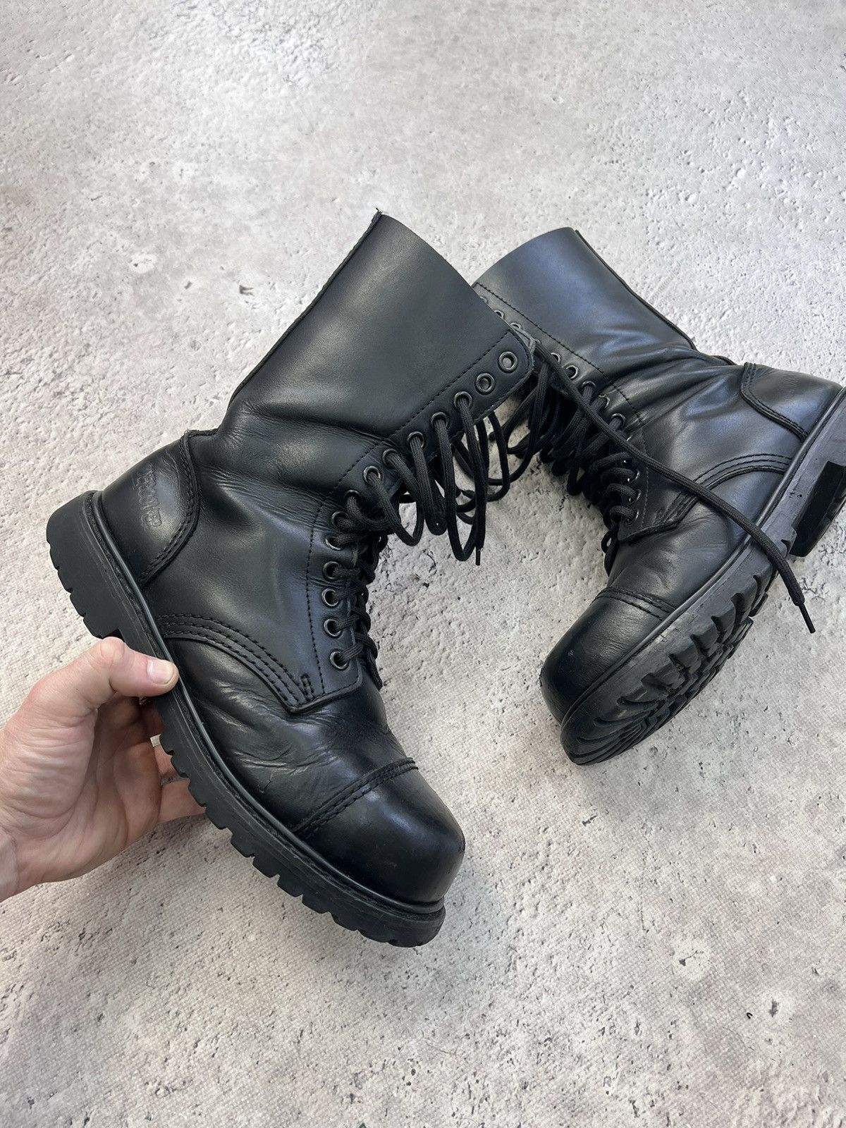 Other UK VTG UNDERCOVER STEEL TOE UNDERGROUND HIGH Combat BOOTS Size US 8 / EU 41 - 2 Thumbnail