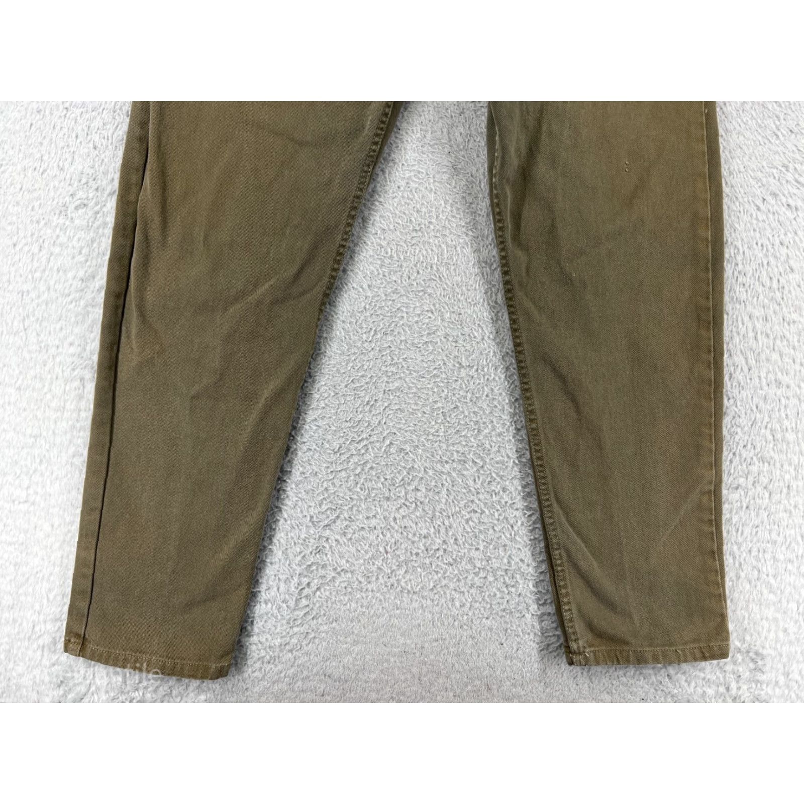 High Sierra VINTAGE High Sierra Jeans Womens 10 Green Denim High Rise Relaxed Tapered 100% Cotton Classic Menswear Size 32" / US 10 / IT 46 - 5 Thumbnail