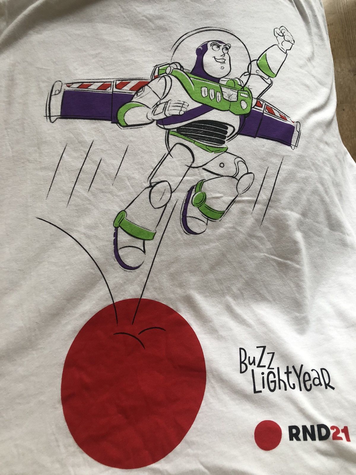 Vintage VINTAGE BUZZ LIGHTYEAR TOY STORY MOVIE TEE SHIRT Size US XL / EU 56 / 4 - 2 Thumbnail