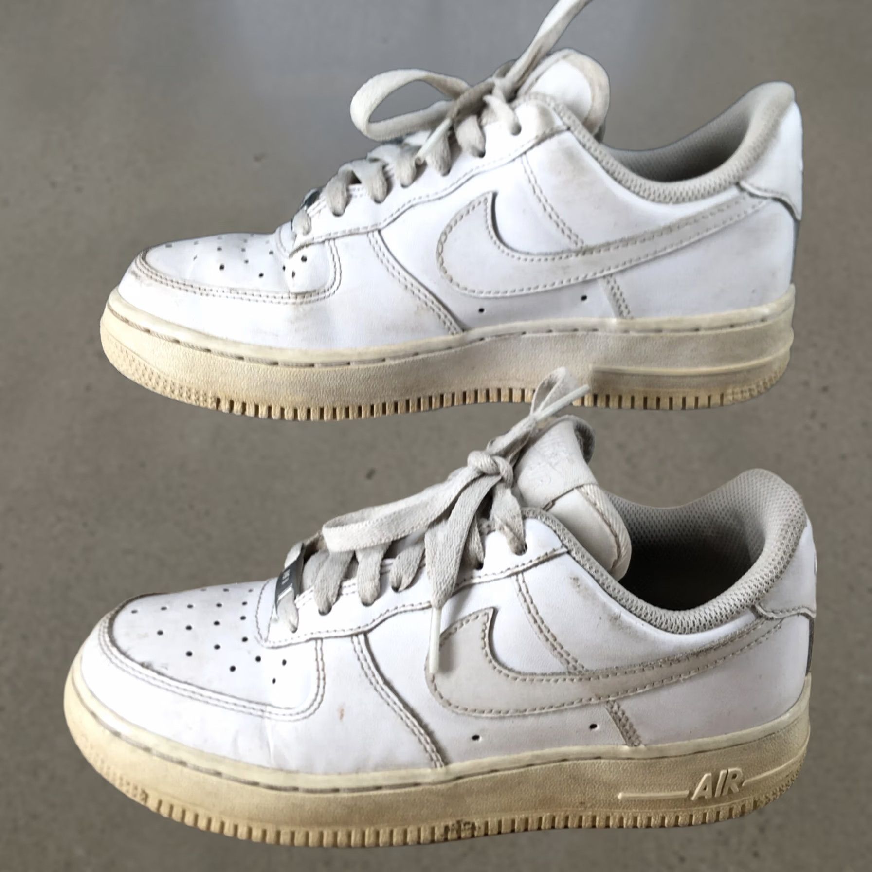 Nike Nike Air Force 1 Womens Low Top Sneakers White Faux Leather 315115-112 Size M / US 6-8 / IT 42-44 - 1 Thumbnail