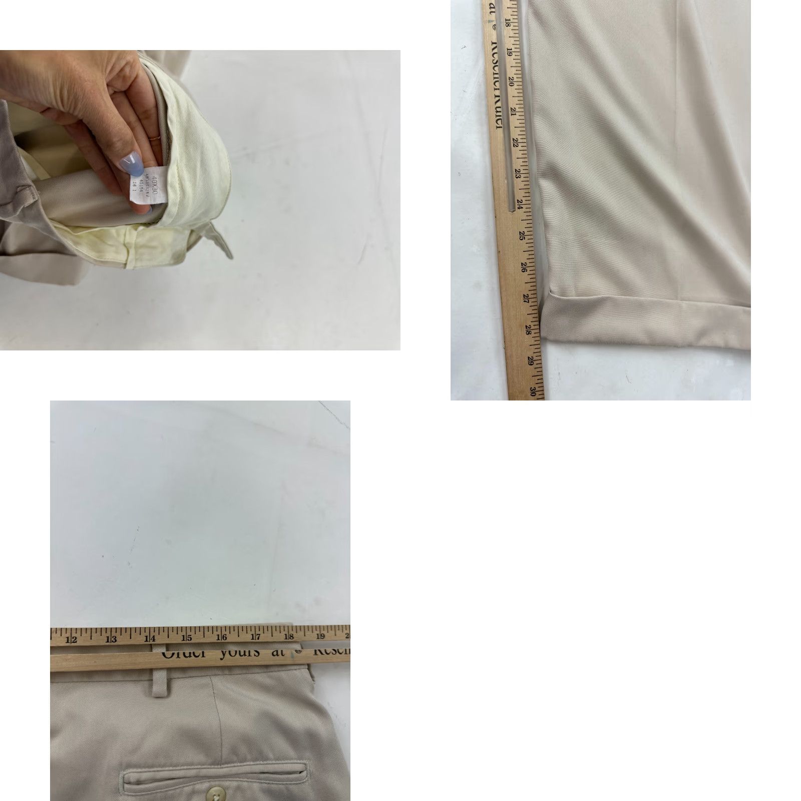 Polo Ralph Lauren Polo Ralph Lauren Pants Mens 40x30 Beige Pleated Straight Leg Beig e Polo Ralph Lauren Pants Mens 40x30 Beige Pleated Performance Straight Leg Size US L / EU 52-54 / 3 - 8 Thumbnail