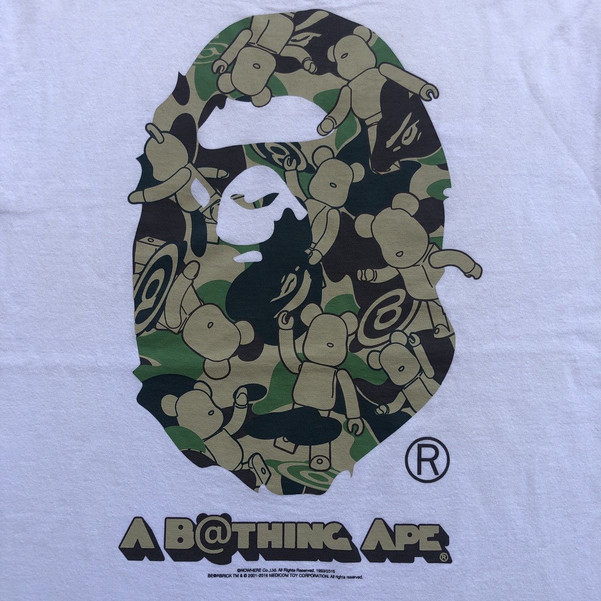 Bape A Bathing Ape Big Head X Bearbrick Tshirts Size US M / EU 48-50 / 2 - 3 Thumbnail