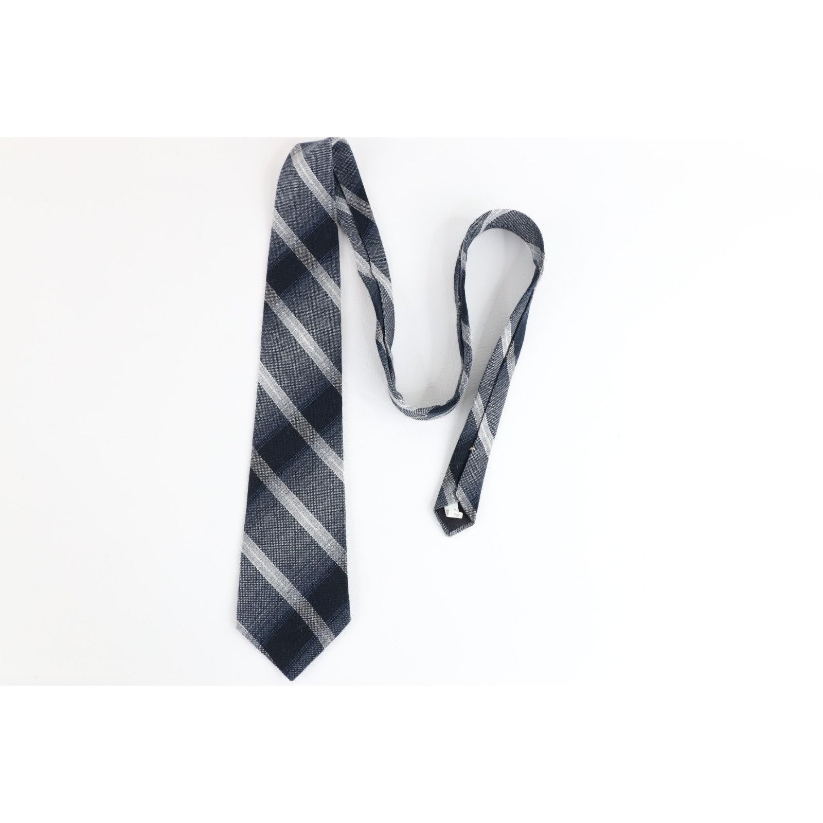 Vintage Vintage 70s Streetwear Wool Tweed Neck Tie Necktie Wedding Size ONE SIZE - 4 Thumbnail