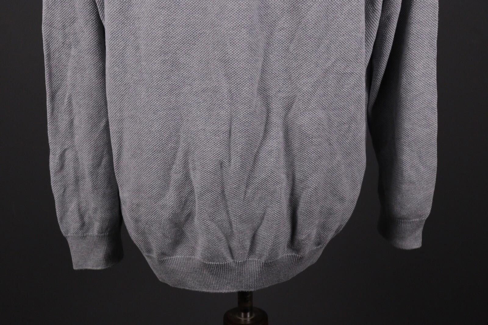 Lacoste Lacoste Gray Cotton Knit Sweater Size FR 7 / US 2XL Size US XXL / EU 58 / 5 - 9 Thumbnail