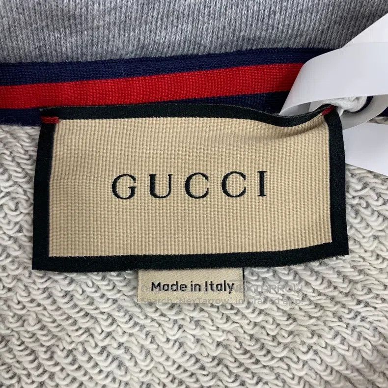 Gucci Gucci Grey logo embroidered cotton hooded drawstring long- Size US S / EU 44-46 / 1 - 6 Thumbnail