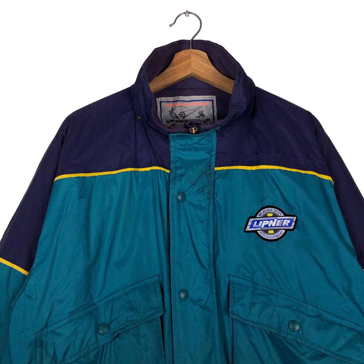 Japanese Brand 🔥Vtg Bomber Jacket Ski Wear Lipner Outdoor Design Parachute Size US L / EU 52-54 / 3 - 4 Thumbnail