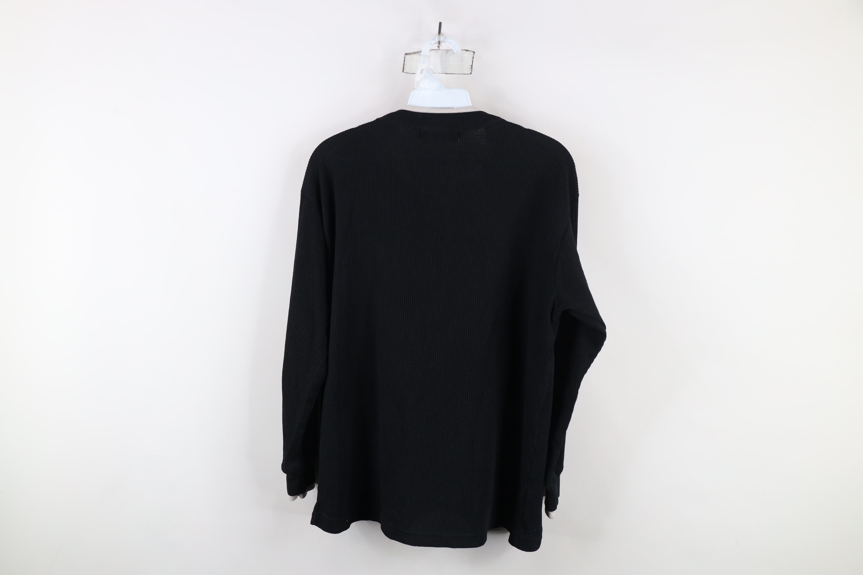 Vintage Vintage 90s Streetwear Layered Thermal Waffle Knit T-Shirt Size S / US 4 / IT 40 - 11 Thumbnail