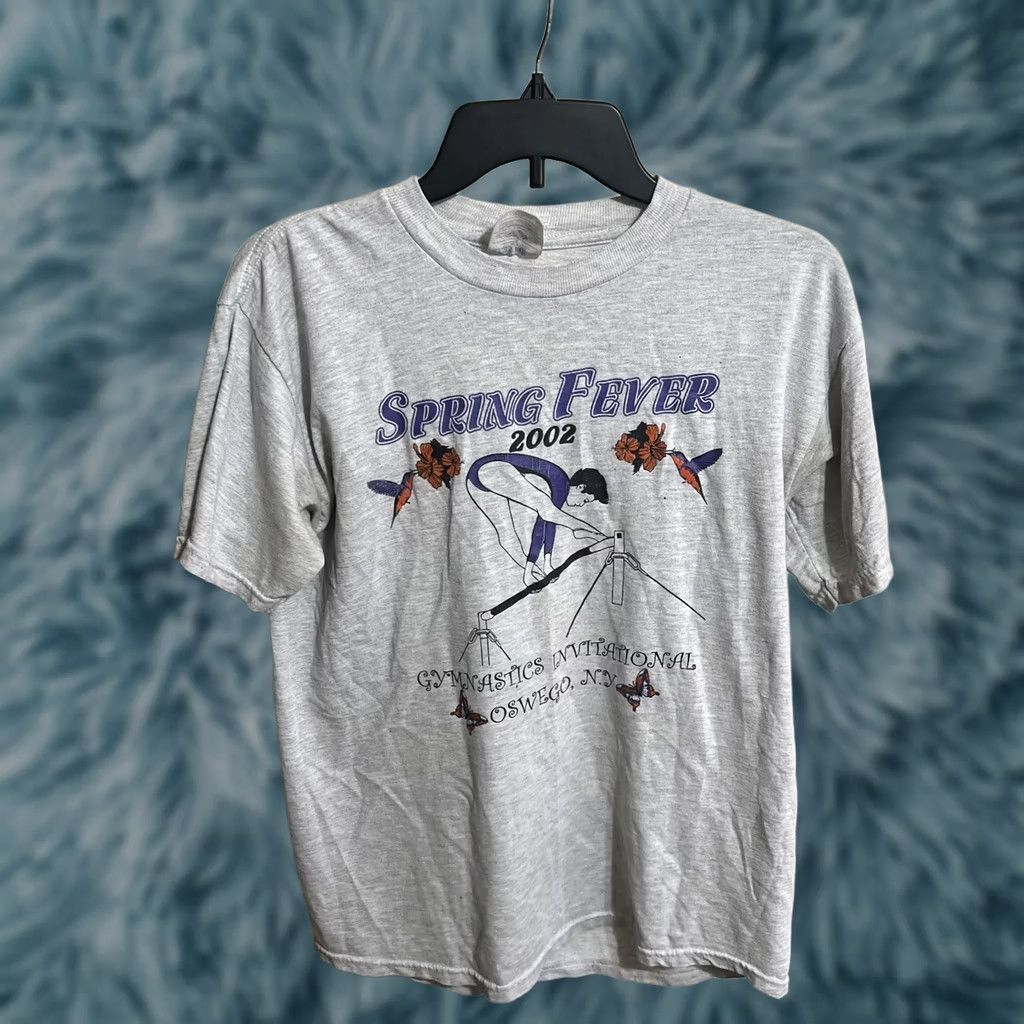 Vintage VINTAGE 2002 Spring Fever Gymnastics Single Stitch T-Shirt Size M Mens Gray Stitch Shirt M Spring 2002 Boys Men Women Size US M / EU 48-50 / 2 - 1 Thumbnail