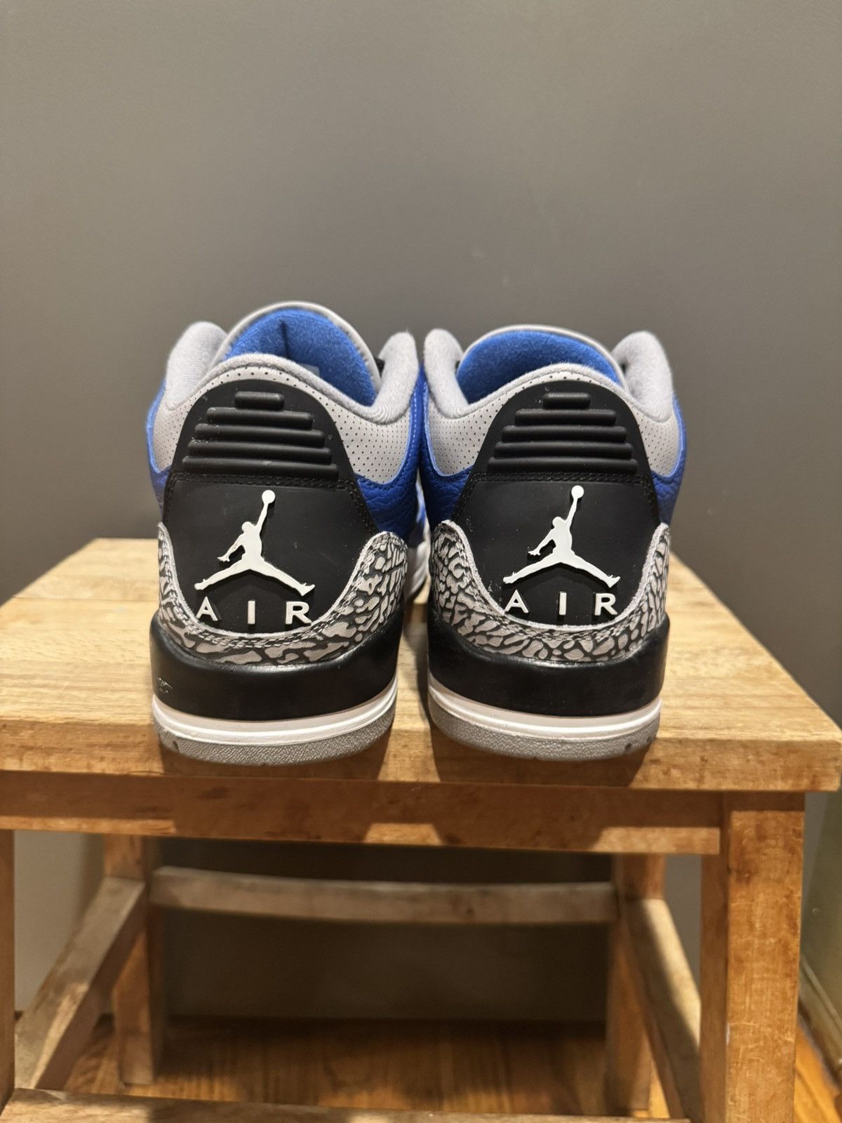 Jordan Brand Jordan 3 Retro “Varsity Royal Cement” Size US 11 / EU 44 - 3 Thumbnail