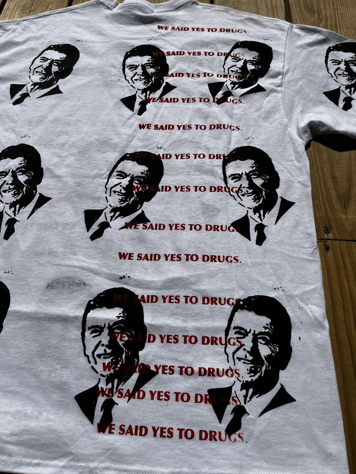 Other All Over Print Ronald Reagan We Said Yes to Drugs T-Shirt Size US XL / EU 56 / 4 - 9 Thumbnail