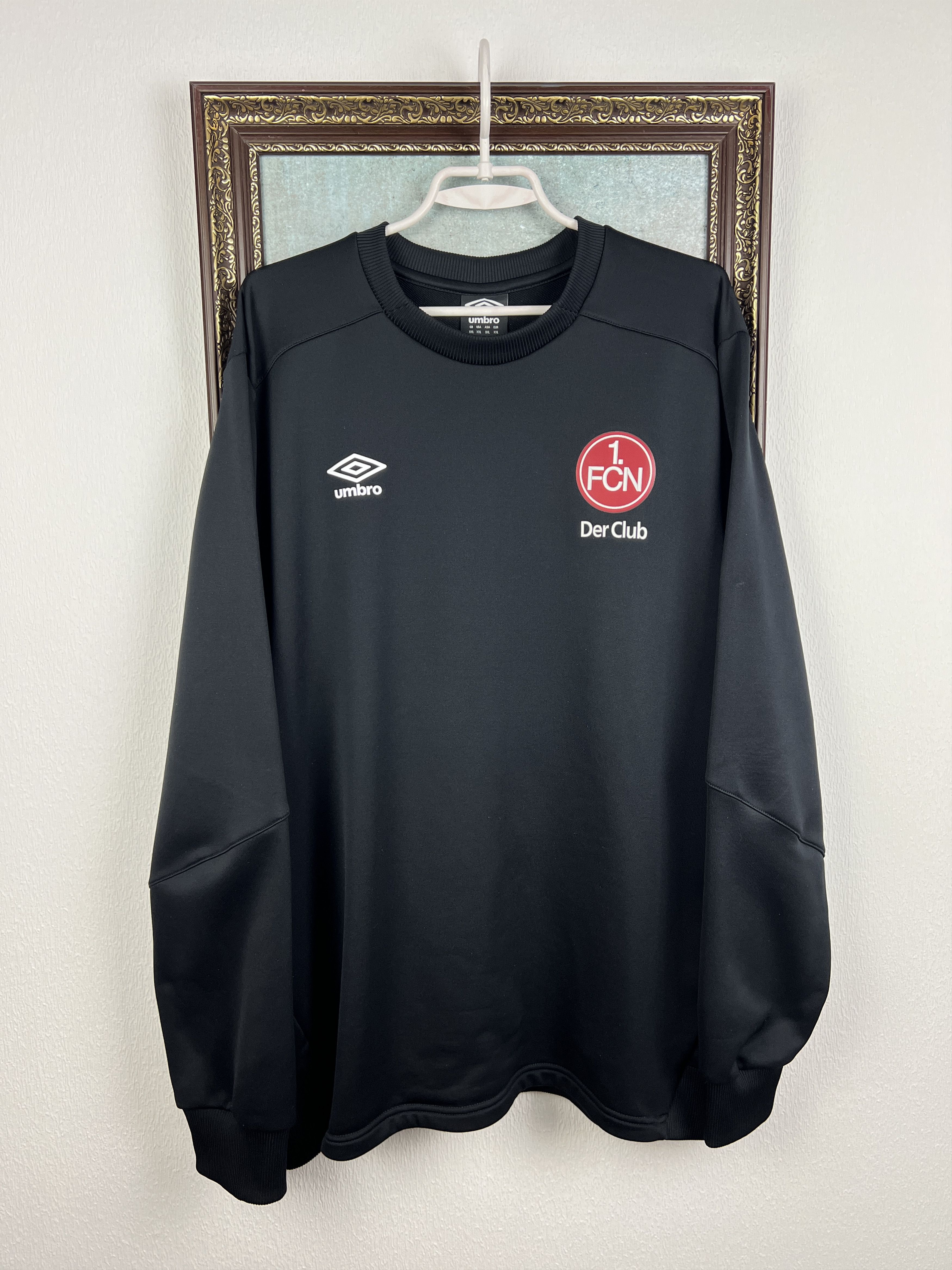Umbro Nurnberg 1. FCN Football Sweatshirt Soccer Jacket Crewneck Size US XXL / EU 58 / 5 - 1 Thumbnail