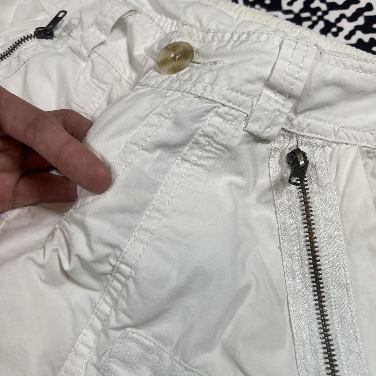 Japanese Brand Vintage Y2K Japanese Dragon Logo Cargo Pants MHI Style 90s Size 27" / US 4 / IT 40 - 16 Thumbnail