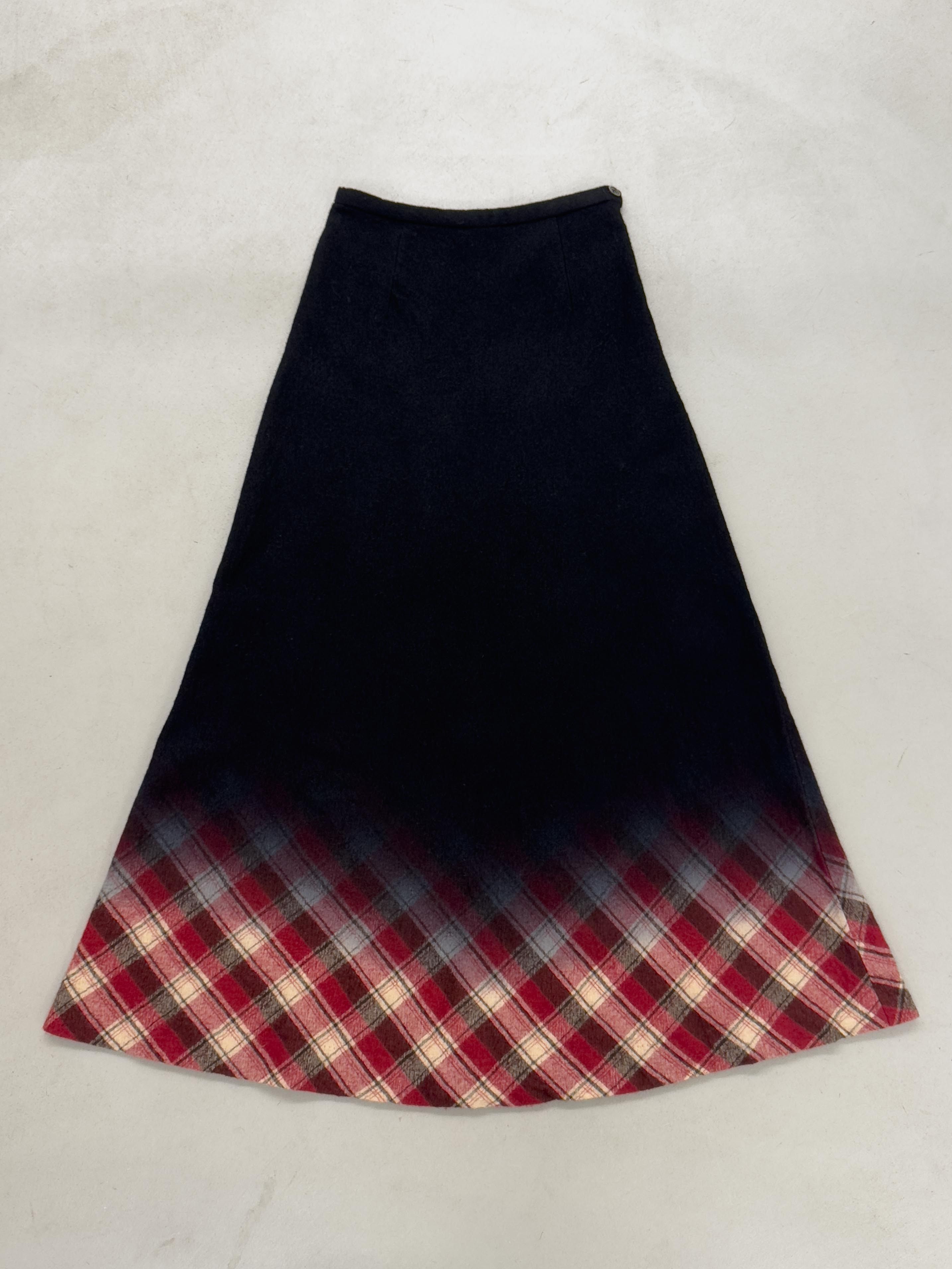 Yohji Yamamoto Iwish Wool Skirt
