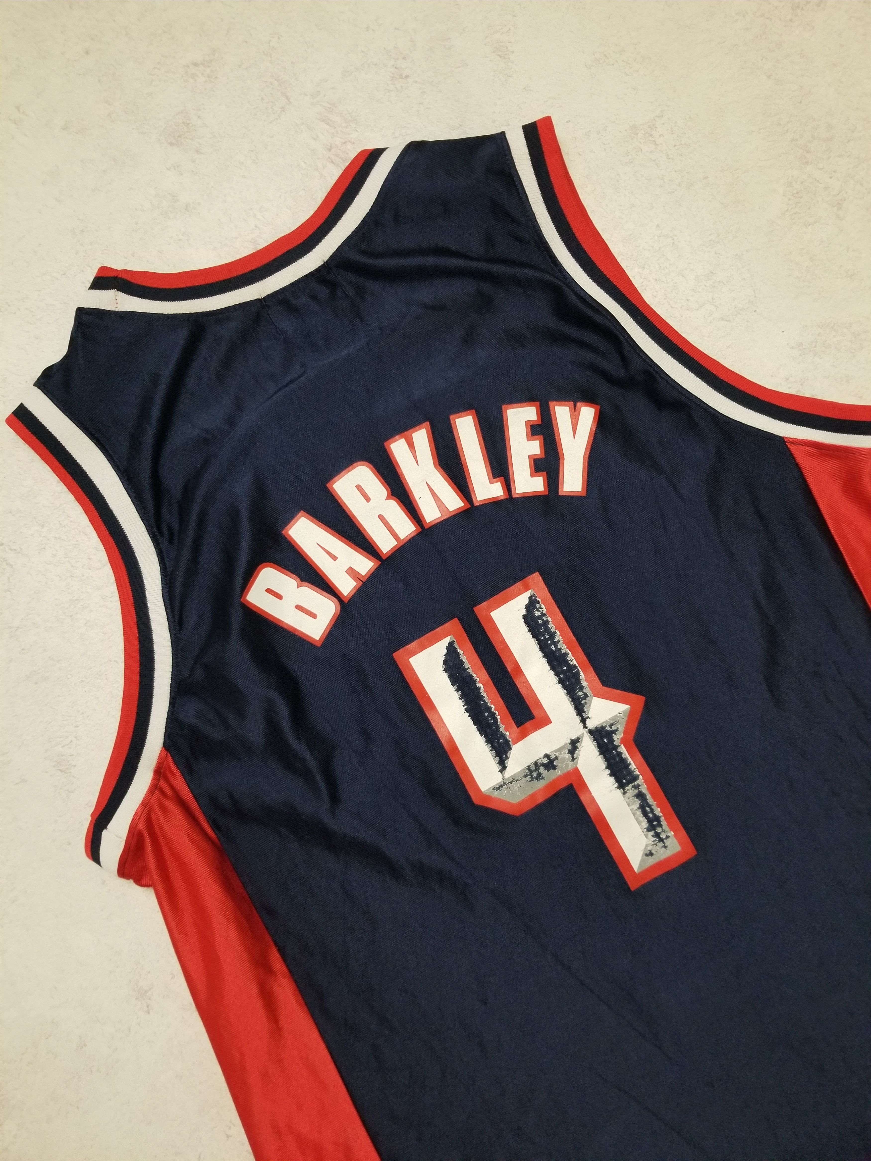 Starter Vintage Starter Houston Rockets #4 Charles Barkley Jersey Size US L / EU 52-54 / 3 - 14 Thumbnail