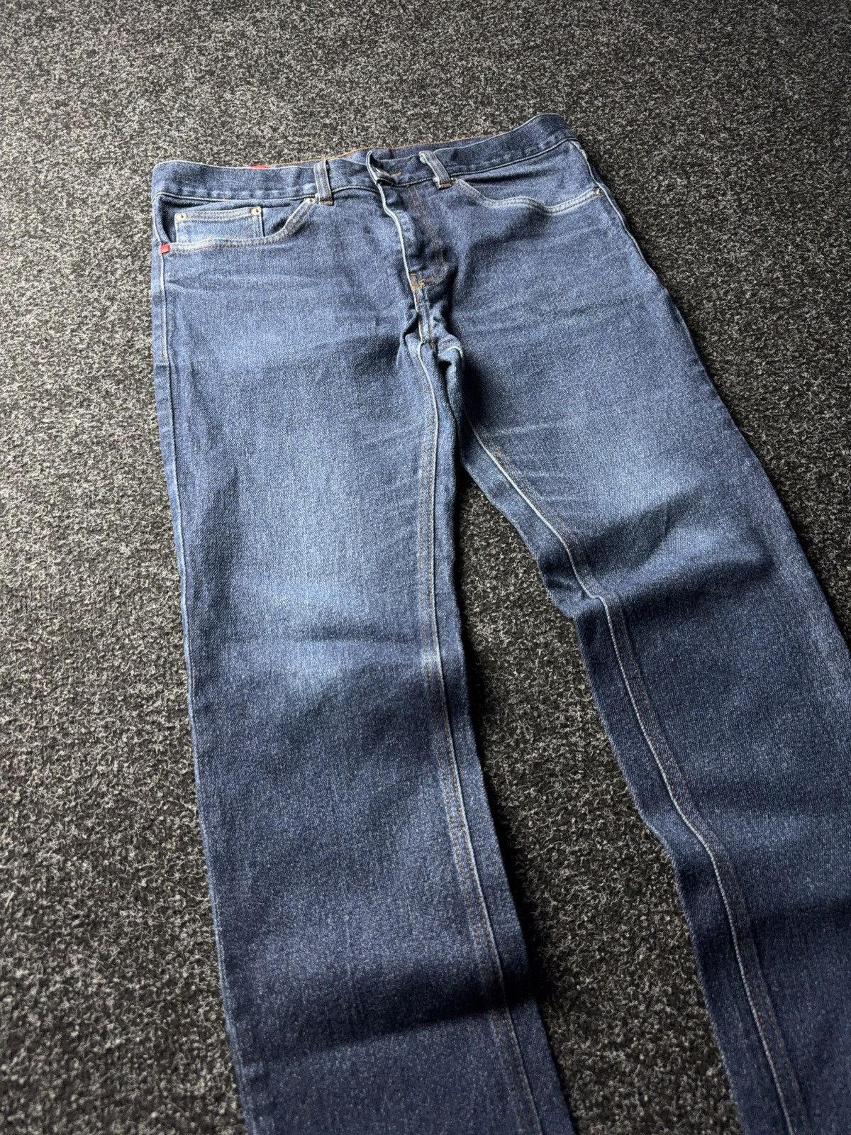 Other Y2K 00s 1083 Organic French Denim Jeans 33x30 Made in France Size US 31 - 5 Thumbnail