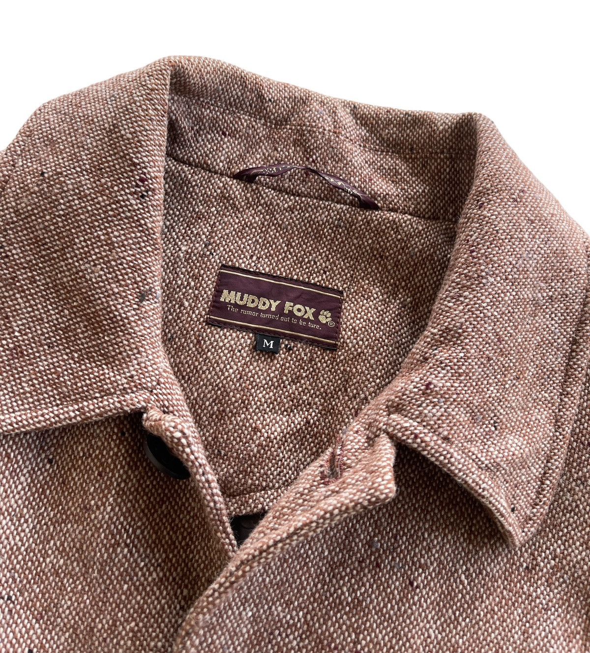 Japanese Brand Vintage Muddy Fox Wool Quilted Oversize Jacket Size US M / EU 48-50 / 2 - 6 Thumbnail