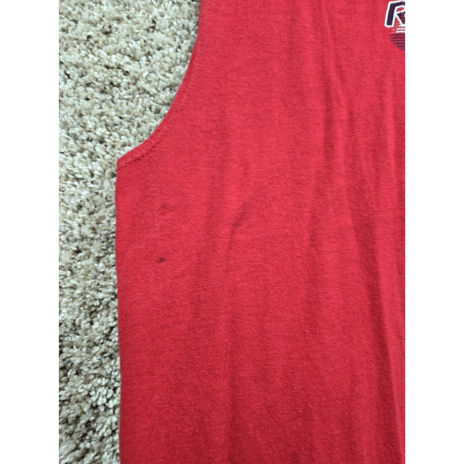 Reebok VINTAGE Reebok Tank Top Shirt XL Mens Red Sleeveless Graphic Training Y2K Shirt Size US XL / EU 56 / 4 - 3 Thumbnail