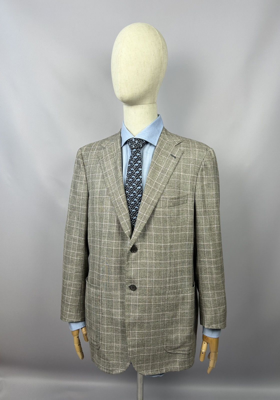 Designer × Kiton Kiton Sport Coat Cashmere Linen Silk Blazer Sz 55IT 45US/UK Size 44R - 1 Thumbnail