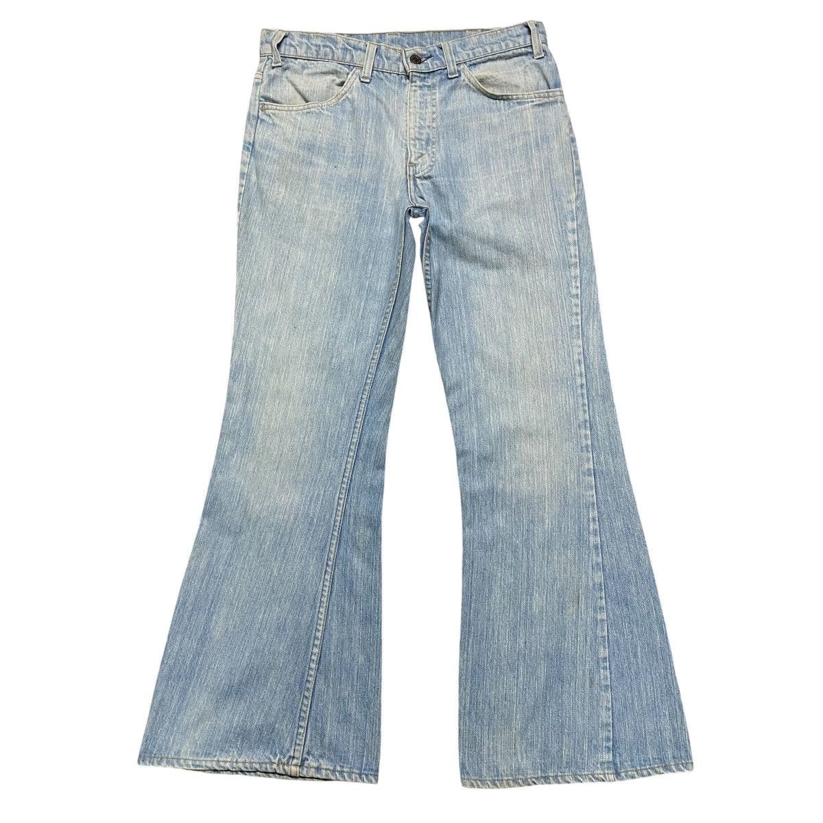 Vintage 70s Levis 784 Bell Bottom Jeans Orangetab Nice Faded