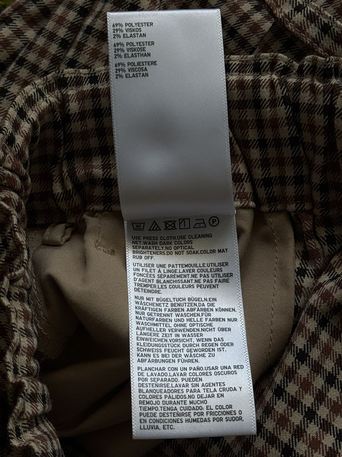 JW Anderson × Uniqlo J.W. Anderson x Uniqlo checkered wide leg culottes pants Size 27" / US 4 / IT 40 - 9 Thumbnail