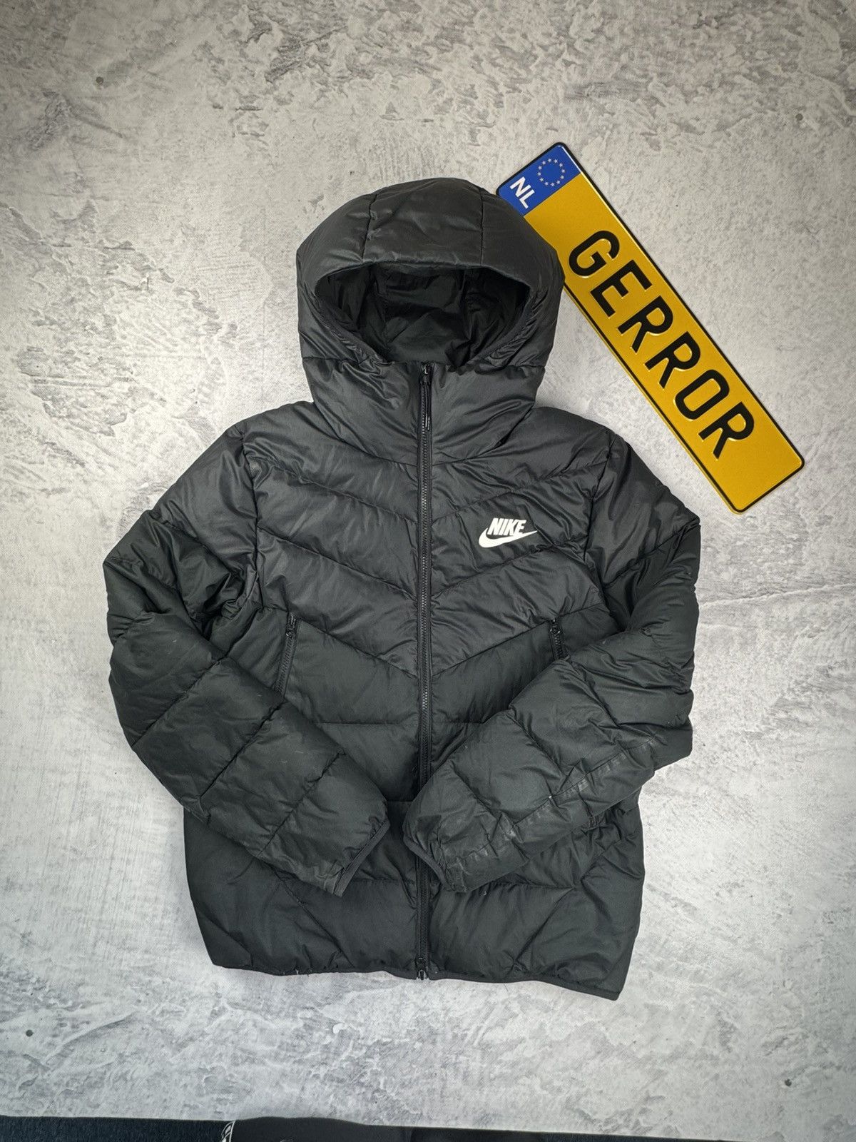 Nike × Nike ACG NIKE PUFFER DOWN BASIC LOGO OVERSIZE NYLON JACKET Size US L / EU 52-54 / 3 - 3 Thumbnail