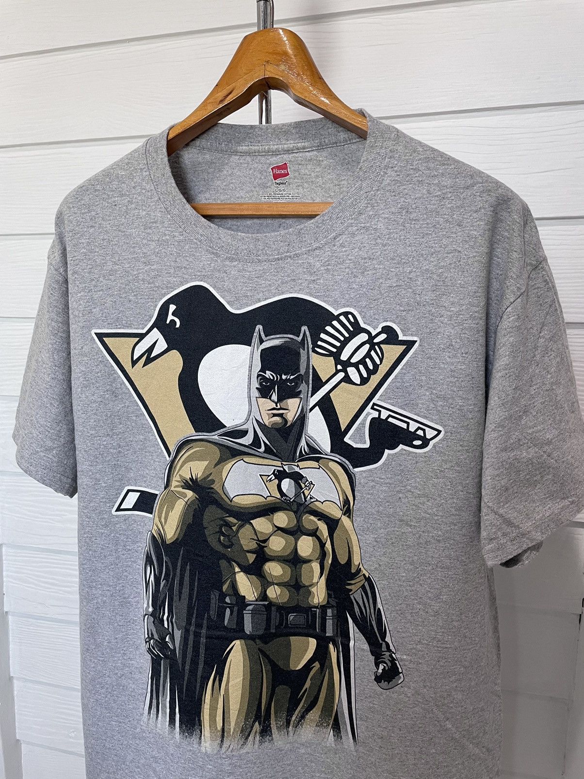 Vintage BATMAN PITTSBURGH PENGUINS Size US L / EU 52-54 / 3 - 2 Thumbnail