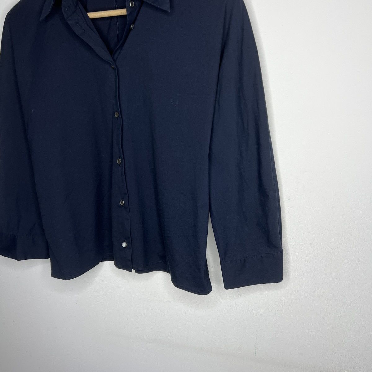 Designer × Prada Prada White stretch cotton blend button down shirt Size S / US 4 / IT 40 - 2 Thumbnail