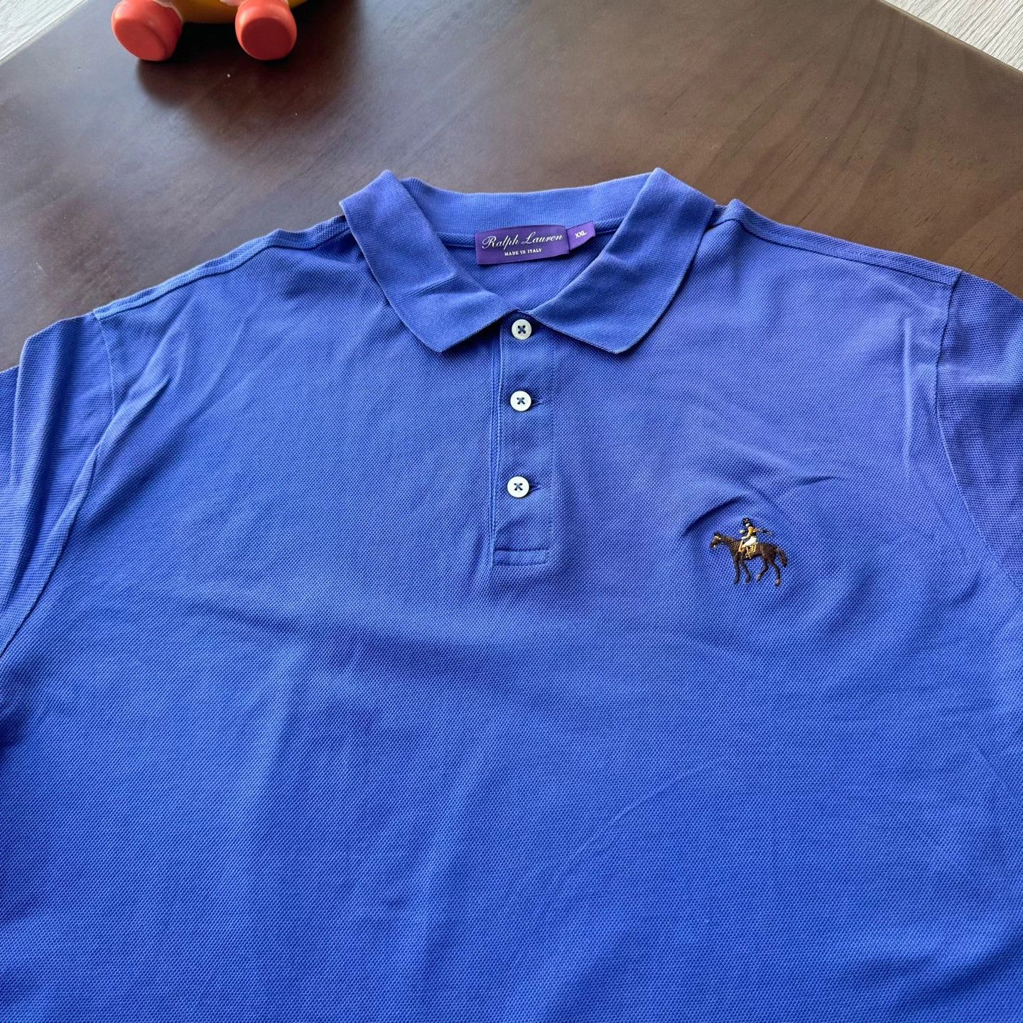 Polo Ralph Lauren RRL Purple Label Embroidered Pony Polo XXL Size US XXL / EU 58 / 5 - 3 Thumbnail