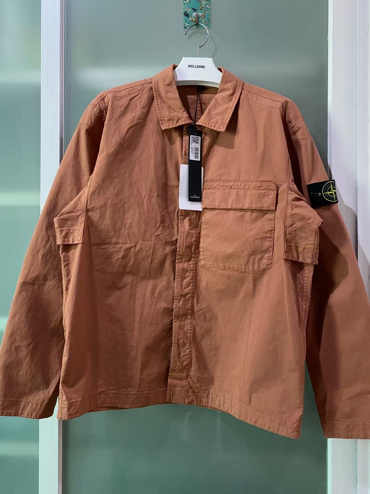 Japanese Brand Stone Island Collar Logo Long Sleeve Shirt Size US L / EU 52-54 / 3 - 1 Thumbnail