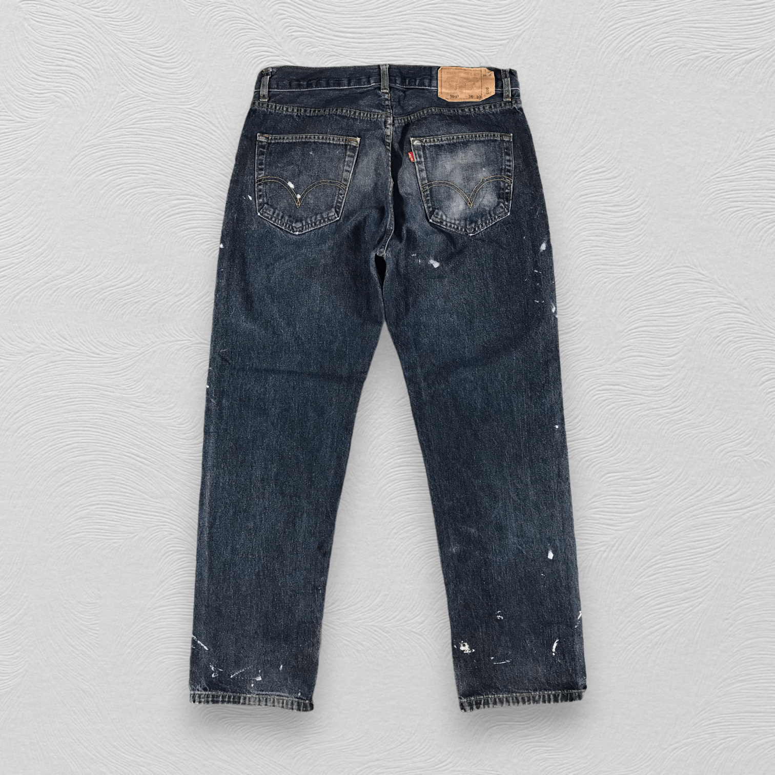 Levi's Vintage Levis 501 Jeans Painted Denim KJ1032 Size US 34 / EU 50 - 2 Thumbnail