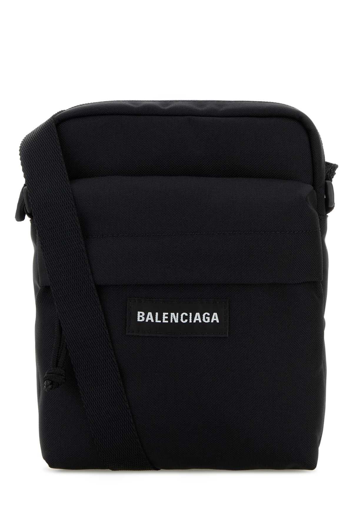 Balenciaga Black Canvas Explorer Crossbody Bag Size ONE SIZE - 1 Thumbnail