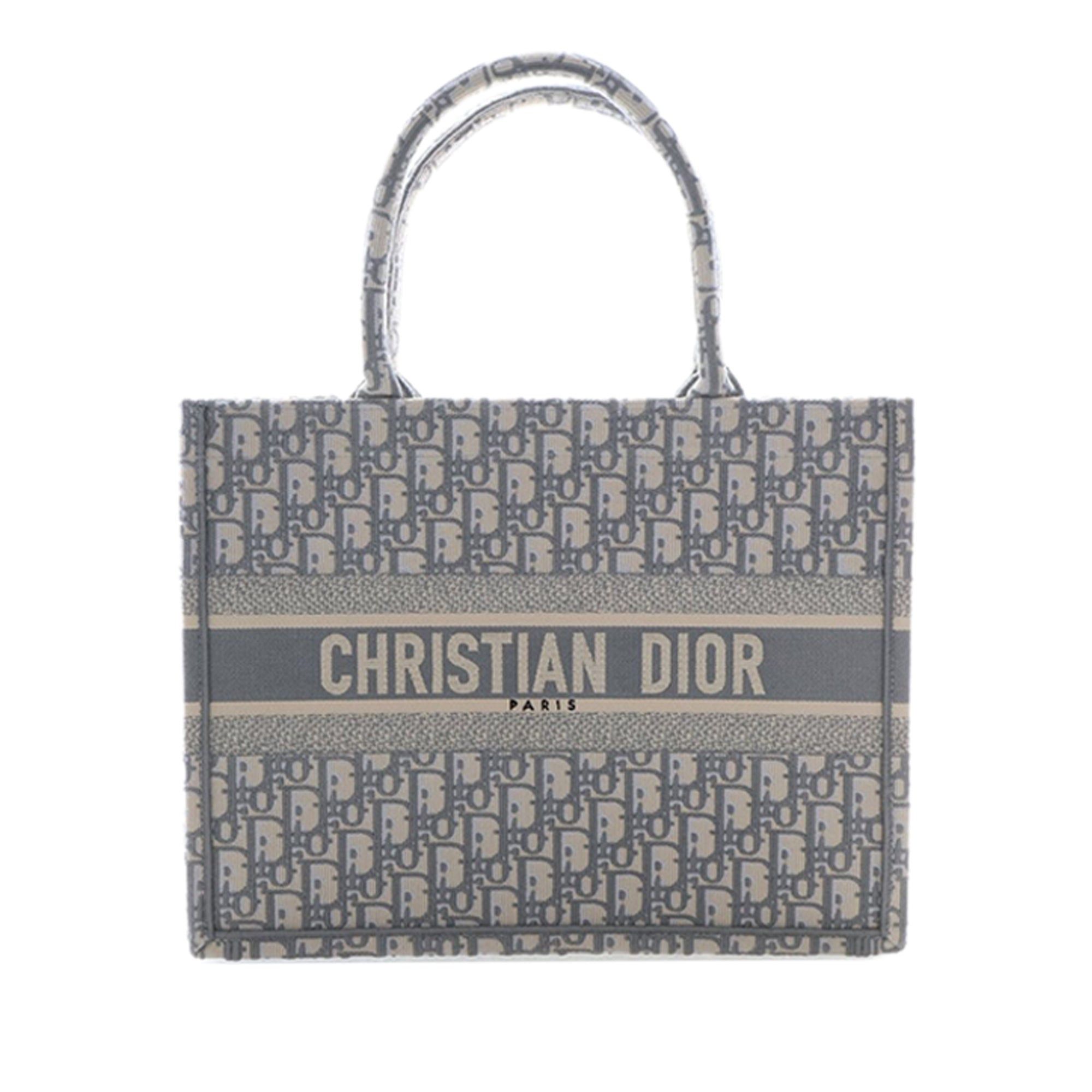 Dior Medium Oblique Embroidered Canvas Book Tote Size ONE SIZE - 1 Thumbnail