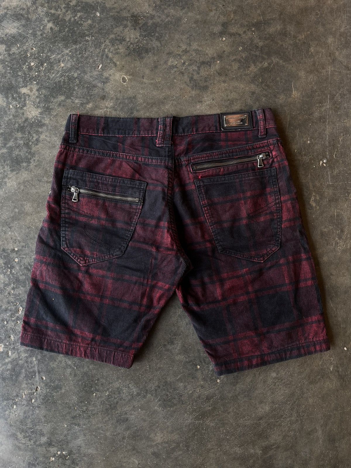 If Six Was Nine JAPANESE BRAND SEMANTIC DESIGN CORDUROY SHORT ZIPPER TARTAN Size US 30 / EU 46 - 2 Thumbnail