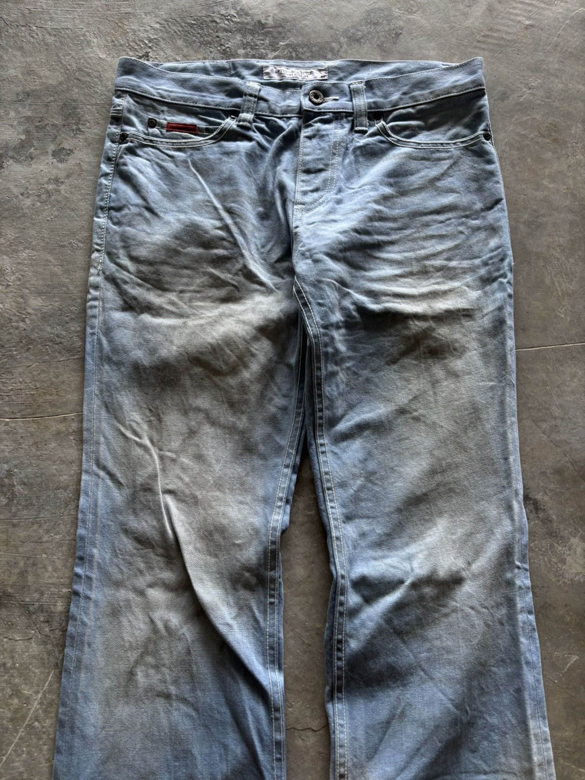Tornado Mart OF THE NEIGE STYLE flare japanese denim whiskered washed Size US 32 / EU 48 - 2 Thumbnail