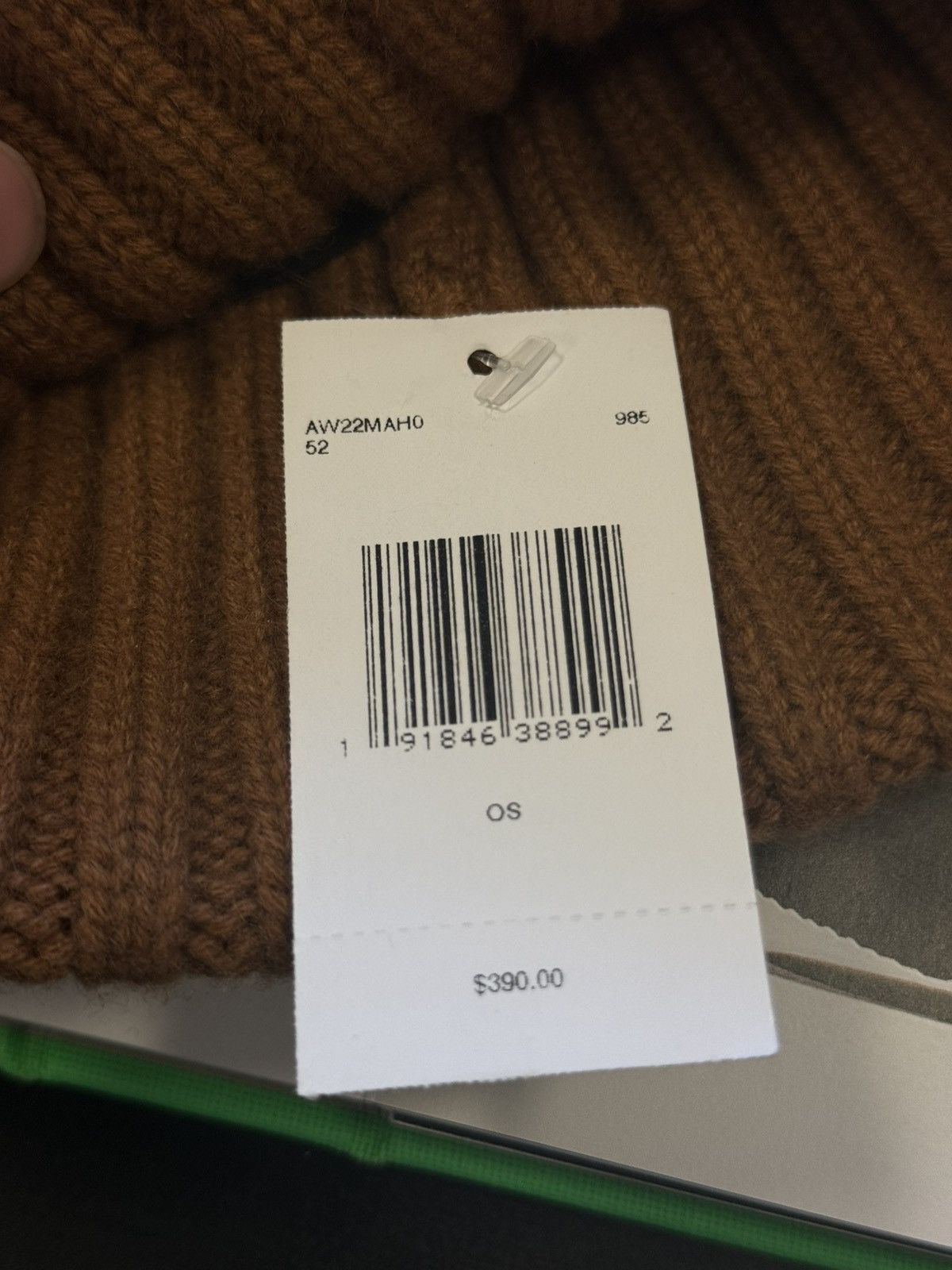 Amiri Amiri Beanie Brown New With Tags $390 Retail Size ONE SIZE - 8 Thumbnail