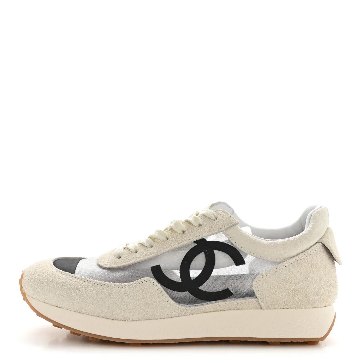 Chanel os11x0426 Suede Calfskin CC Sneakers in Multicolor Size US 12 / IT 42 - 1 Thumbnail