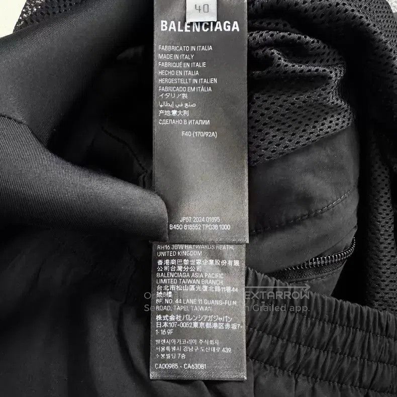Balenciaga Balenciaga Black front and back letter logo zipper branded Size S / US 4 / IT 40 - 4 Thumbnail