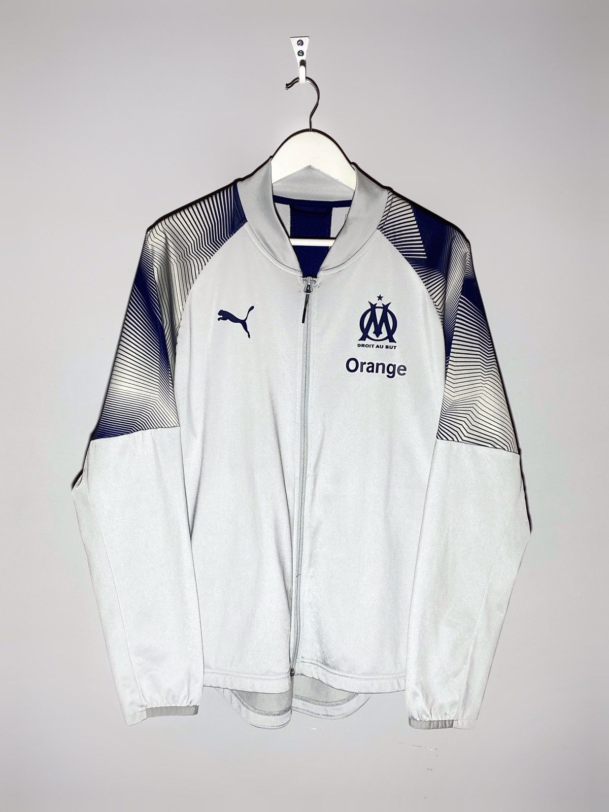 Puma 🔥 PUMA OLYMPIQUE MARSEILLE TRACK JACKET ULTRA RARE VIBE Size US M / EU 48-50 / 2 - 1 Thumbnail