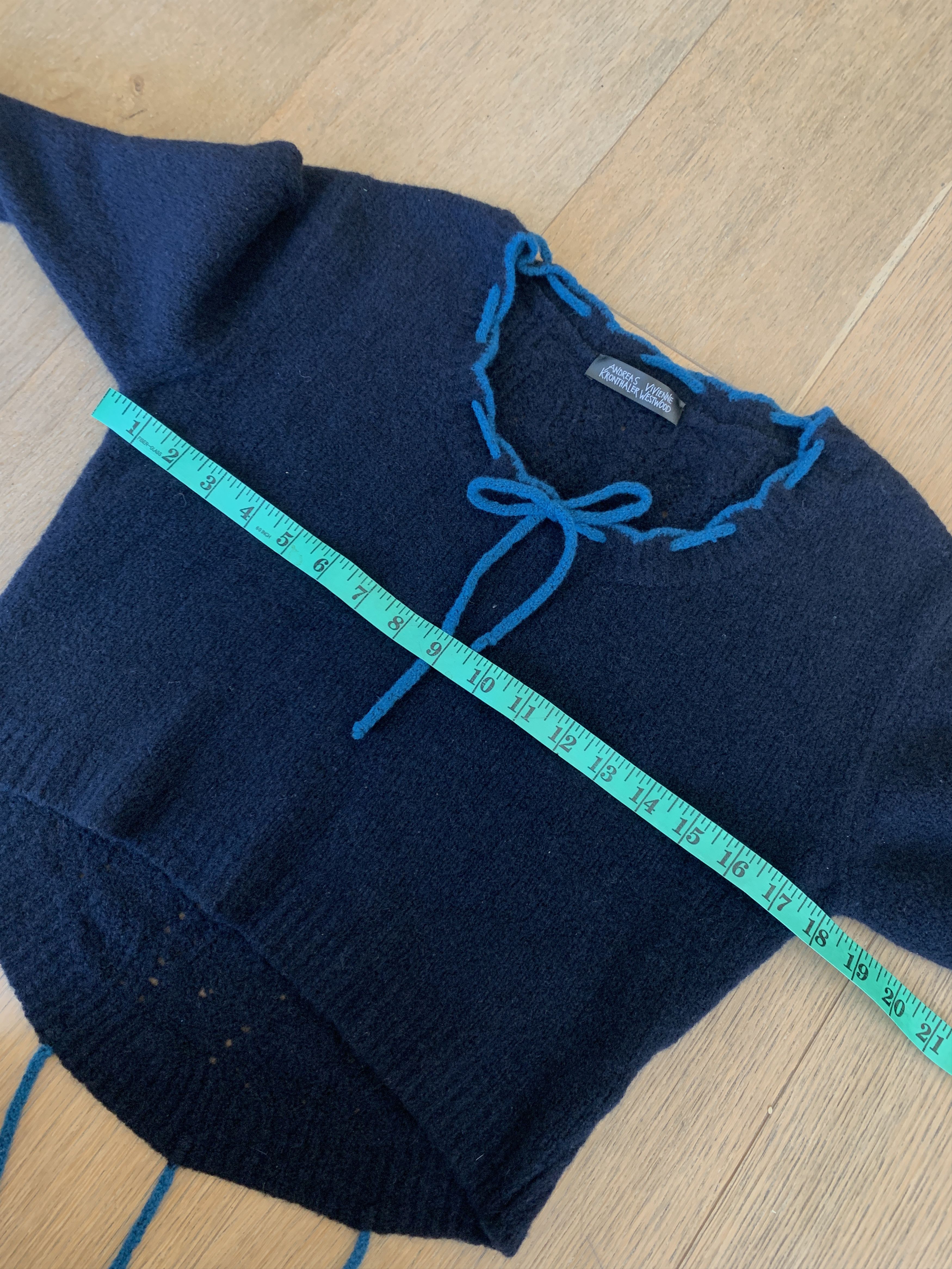 Vivienne Westwood Couture Cashmere Andreas Kronthaler Sweater Balls and String Size S / US 4 / IT 40 - 9 Thumbnail