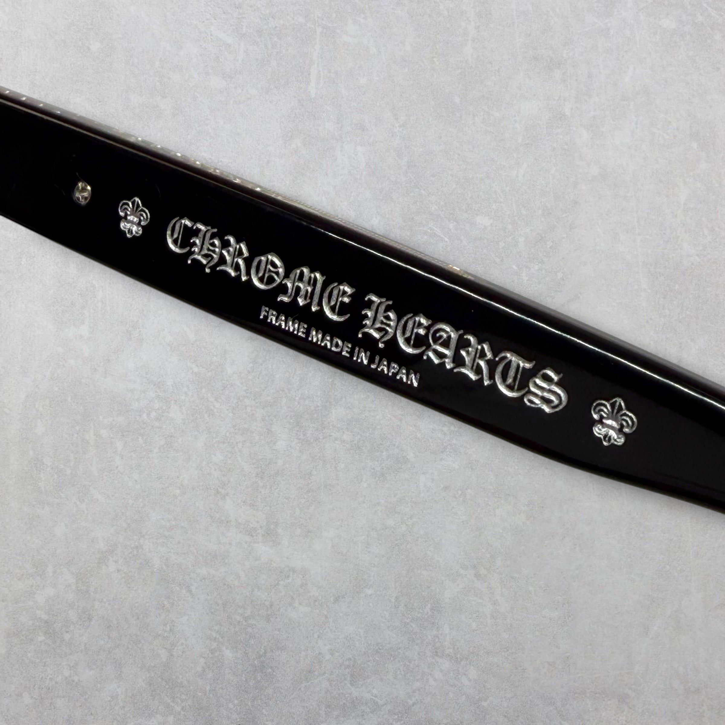 Chrome Hearts Chrome Hearts Cuntvoluted Black Glasses Size ONE SIZE - 7 Thumbnail