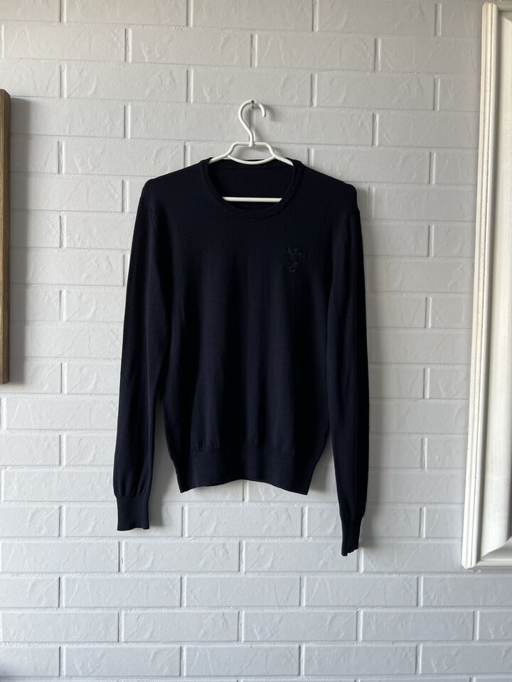 Versace Versace Collection Mens Wool Sweaters Blue Size M Size US M / EU 48-50 / 2 - 1 Thumbnail