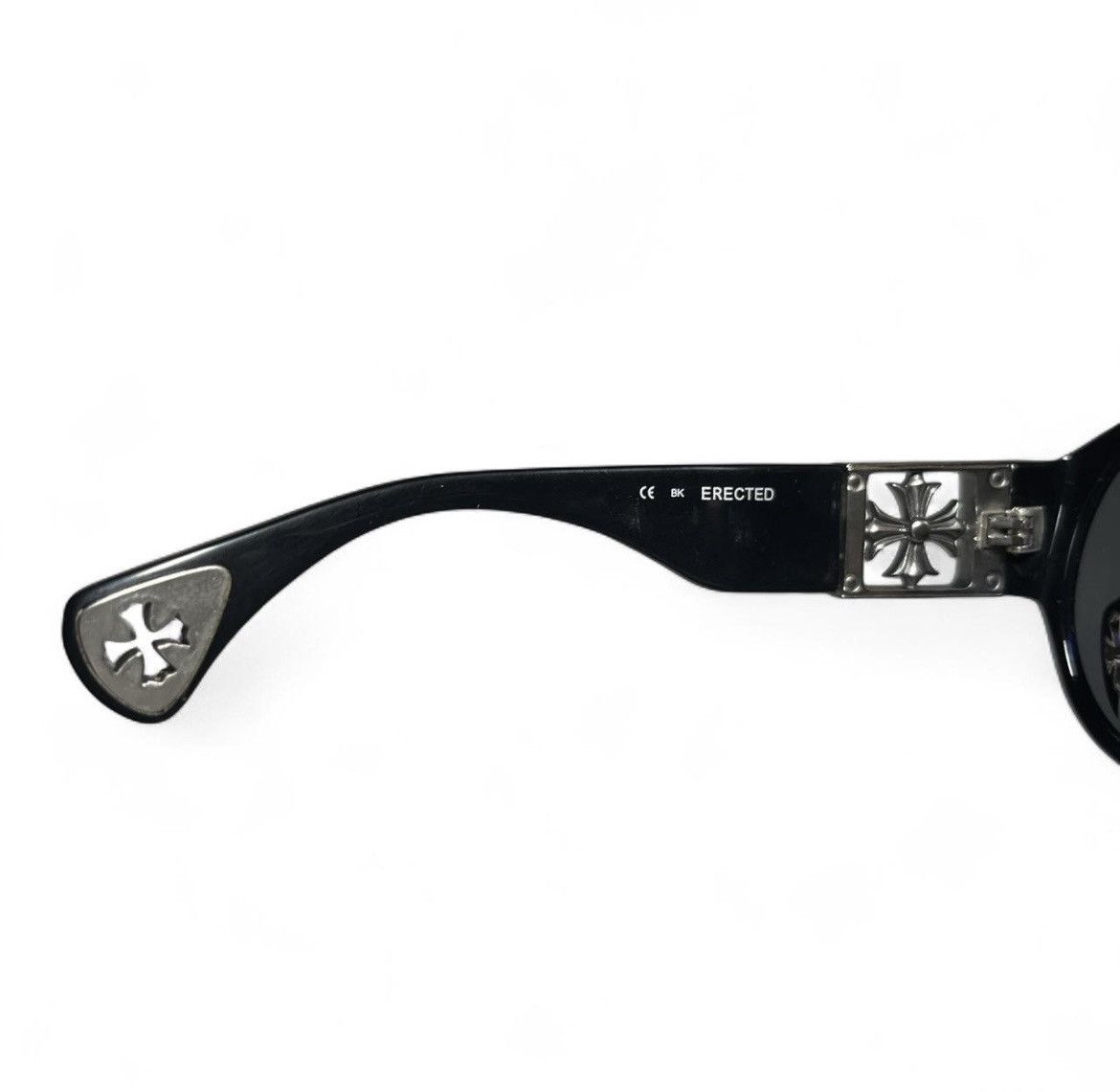 Chrome Hearts Chrome hearts 00’s vintage erected black sunglasses Size ONE SIZE - 6 Thumbnail