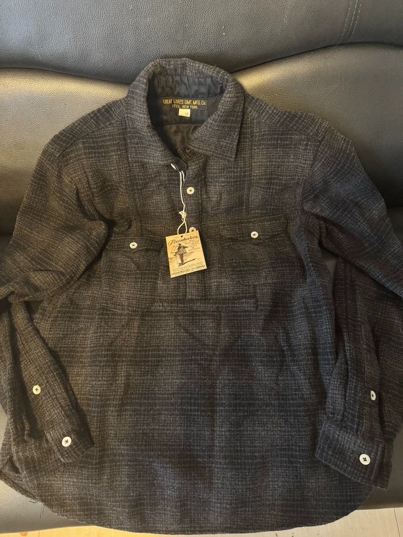 Freewheelers Charcoal Gray Wool Hunting Shirt Size US M / EU 48-50 / 2 - 1 Thumbnail