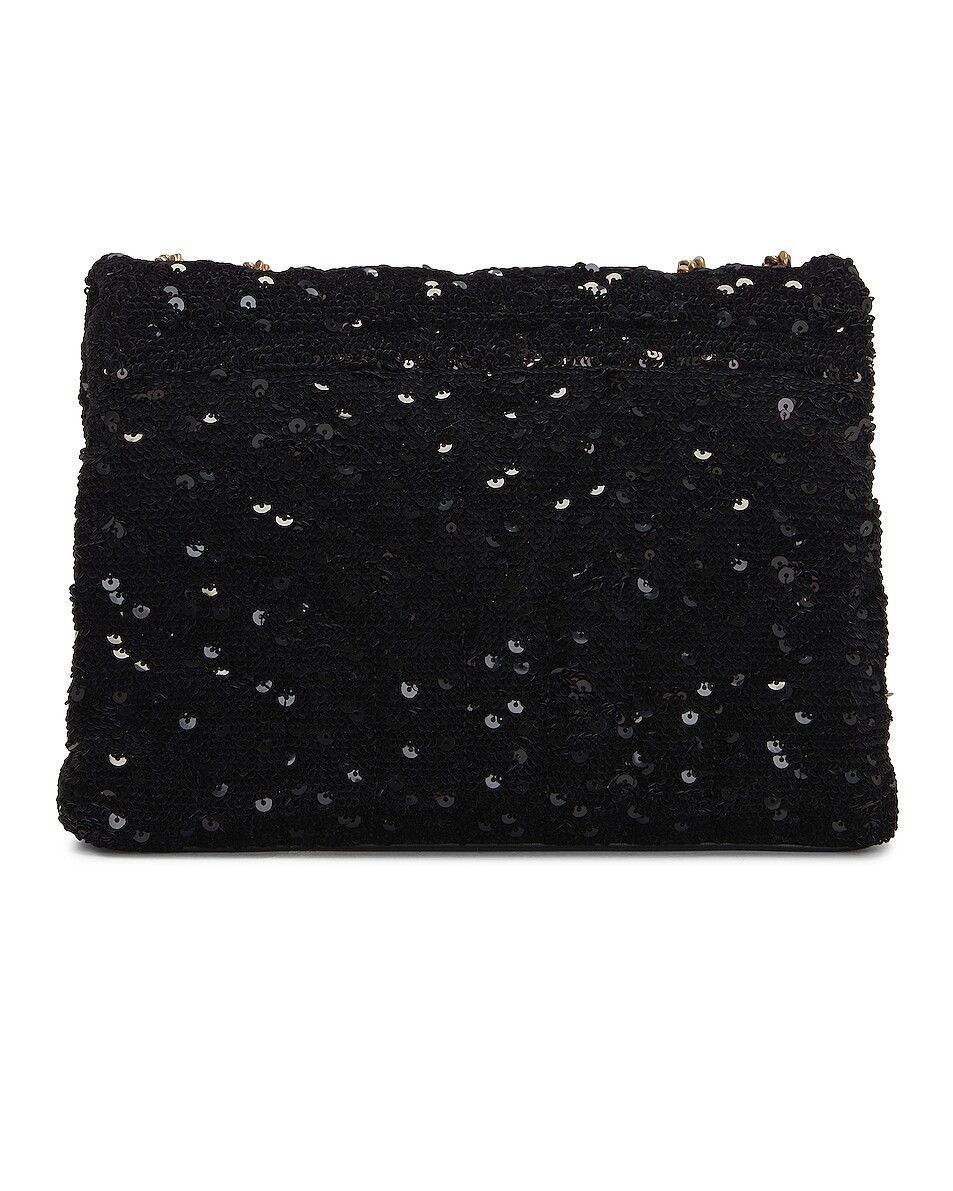 Saint Laurent Paris o1b1hav110724 Size: OS / Small Loulou Sequins Chain Bag Nero Size ONE SIZE - 3 Thumbnail