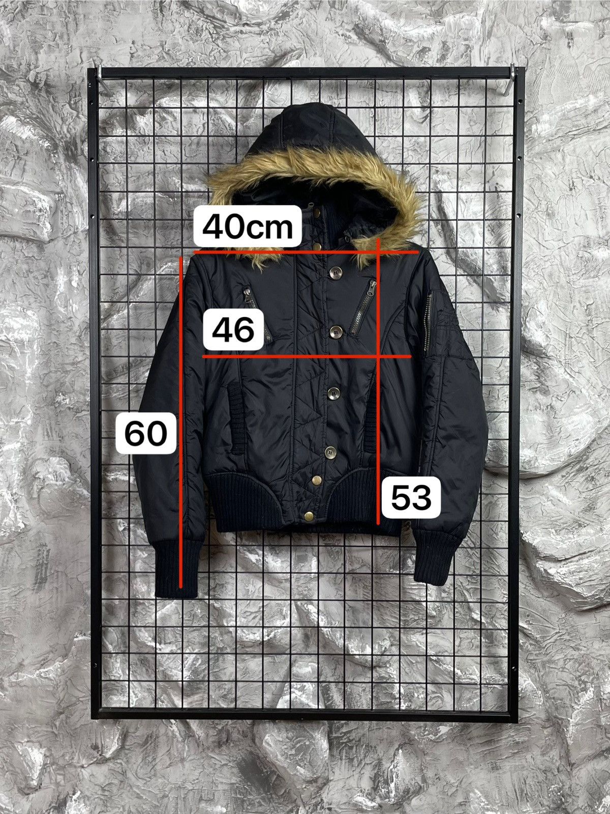 If Six Was Nine Y2K Vintage Fur Bomber LGB Japanese Archive Rick Owens Style Size US S / EU 44-46 / 1 - 9 Thumbnail