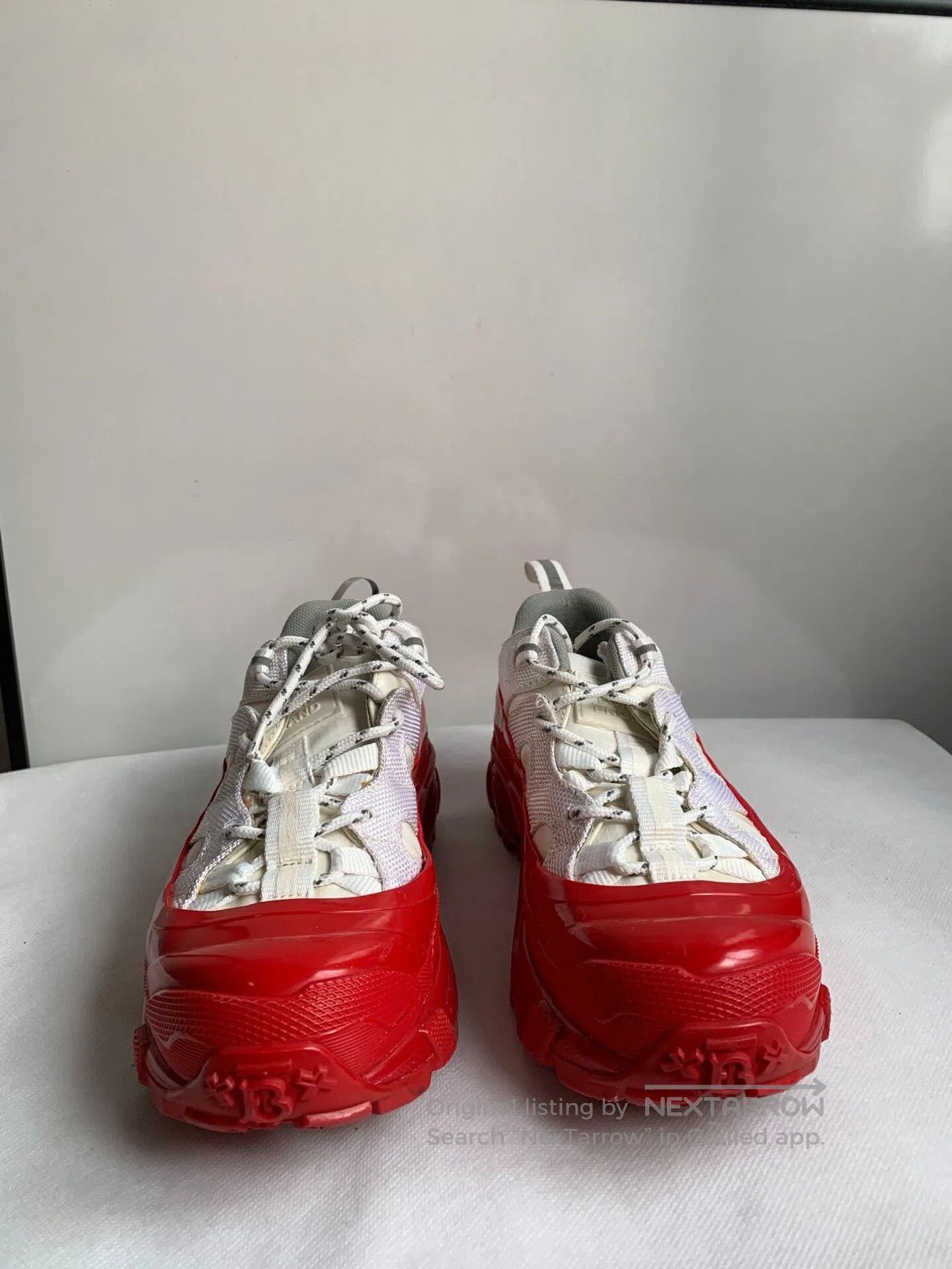 Burberry Burberry Arthur Red Dad Shoes. Size US 5 / IT 35 - 2 Thumbnail