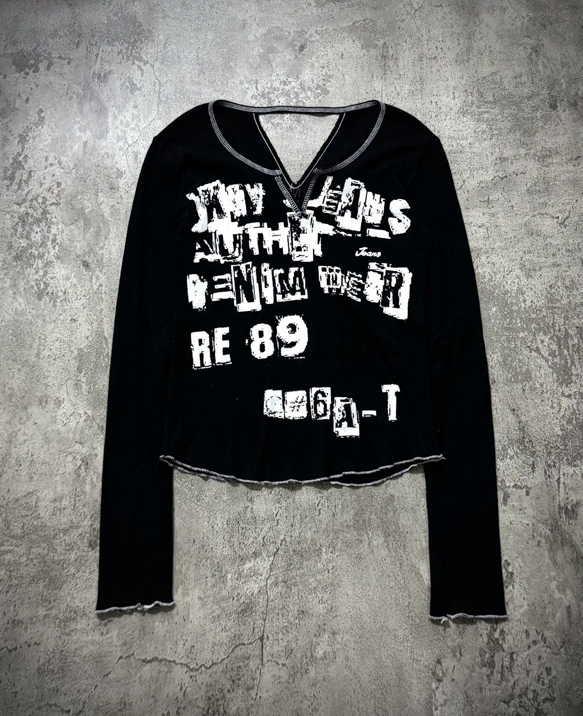 Hysteric Glamour Y2k crop top ifsixwasnine style longsleeve Size S / US 4 / IT 40 - 1 Thumbnail